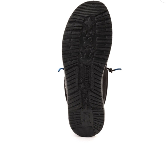 Mens HEYDUDE x Nascar® Wally Slip-On Casual Shoe - Black - Picture 4 of 8